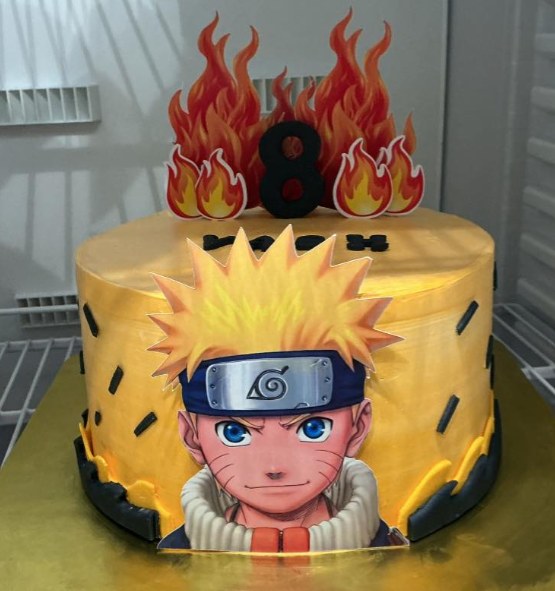 Naruto Theme Cake